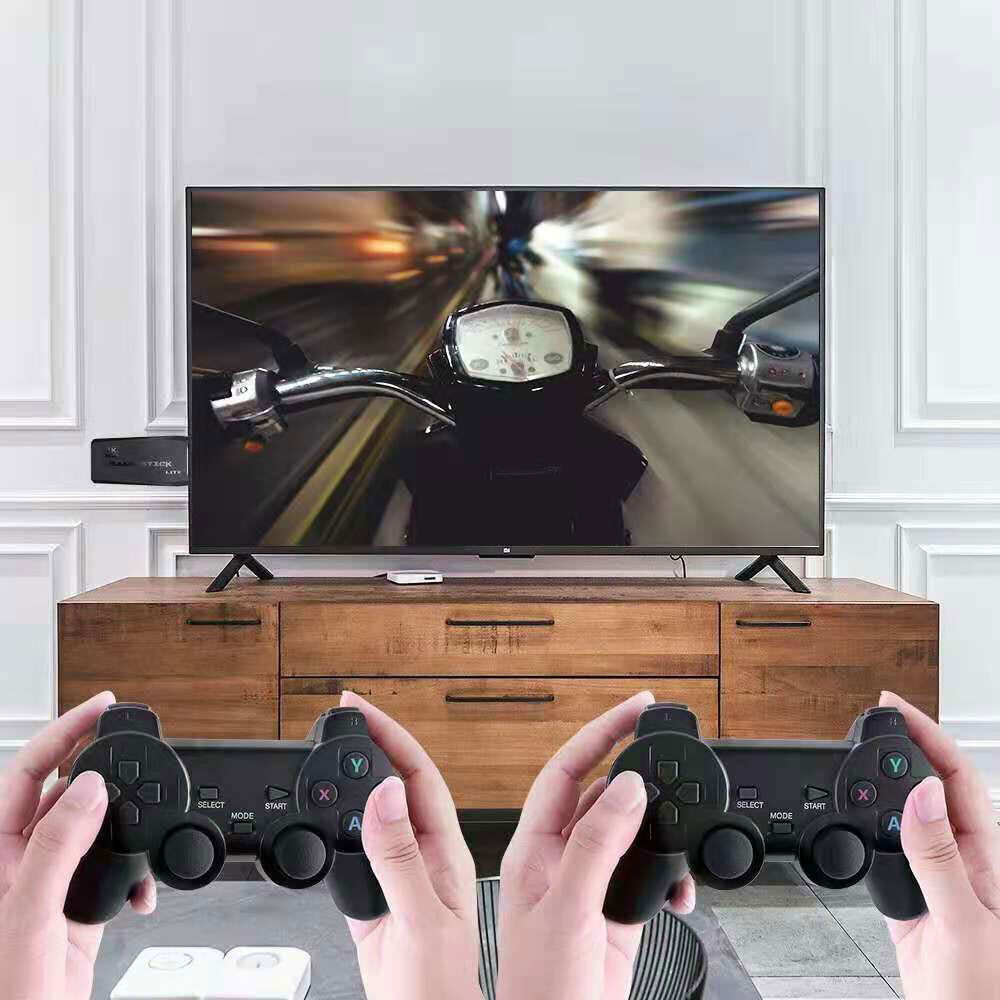 20000+ 4K HDMI TV Video Game Stick Retro Gaming Console w/ 2 Wireless Controller