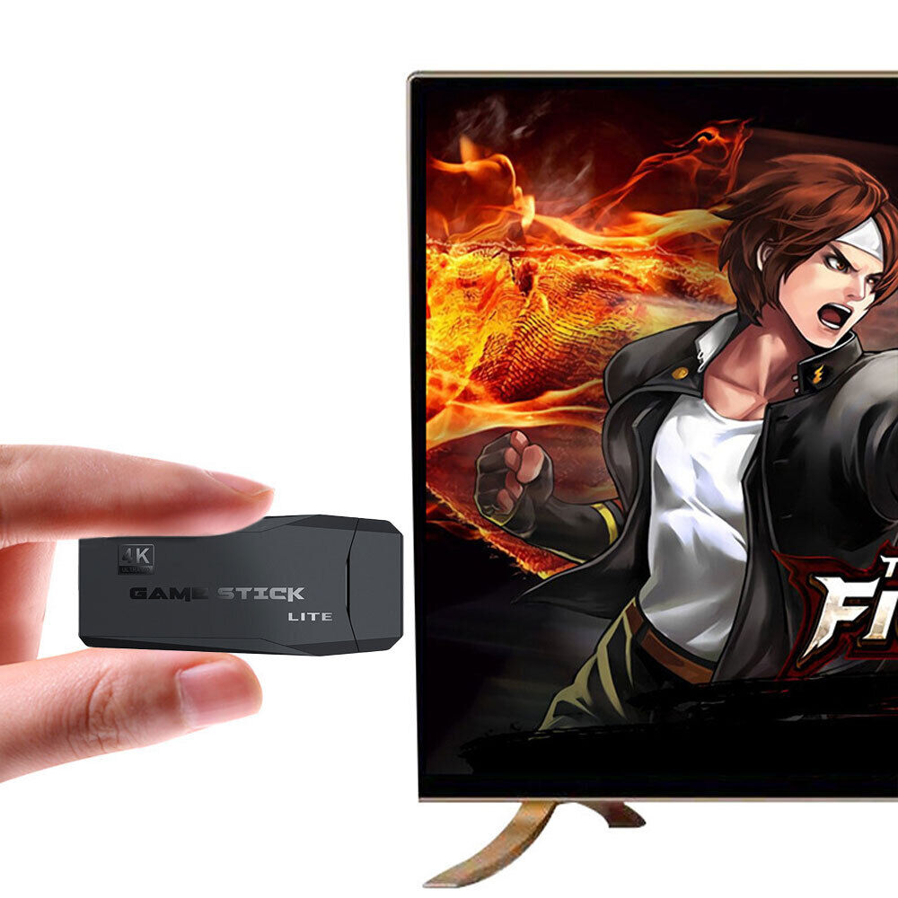 20000+ 4K HDMI TV Video Game Stick Retro Gaming Console w/ 2 Wireless Controller