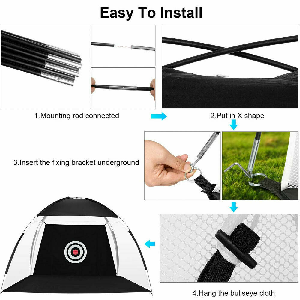 3M Golf Practice Net Hitting Nets Driving Netting Chipping Cage Training Aids