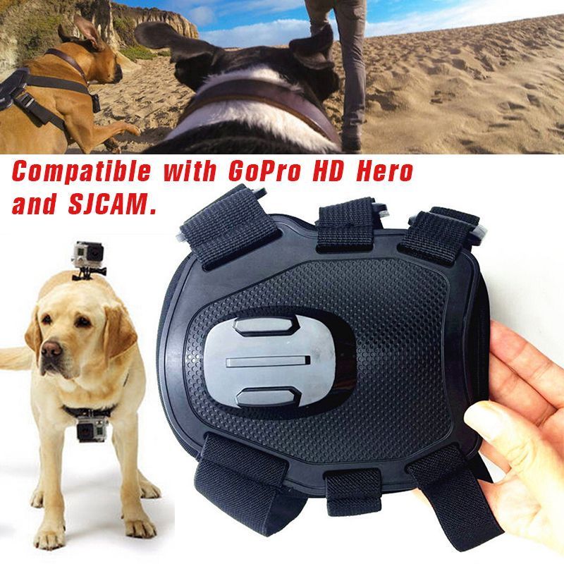 Pet Dog Fetch Harness Chest Strap Belt Mount GoPro Hero 6 4 3+ 3 7Go Pro Camera