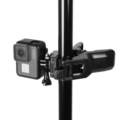 Jaws Flex Clamp Mount with Dual Adjustable Gooseneck for Gopro xiaoyi SJCAM