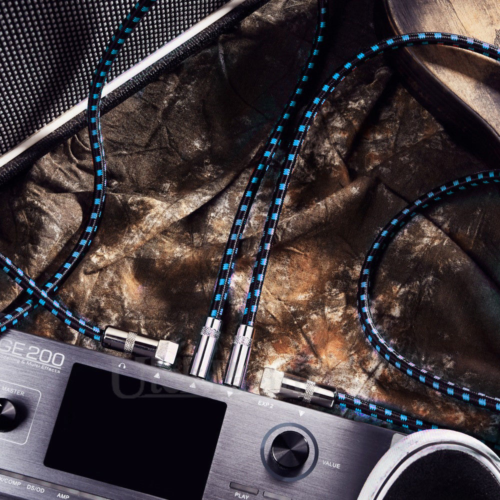 5M Electric Guitar Lead Cord Cable 6.35mm 1/4" Jacks For Amp Pedals Instrument