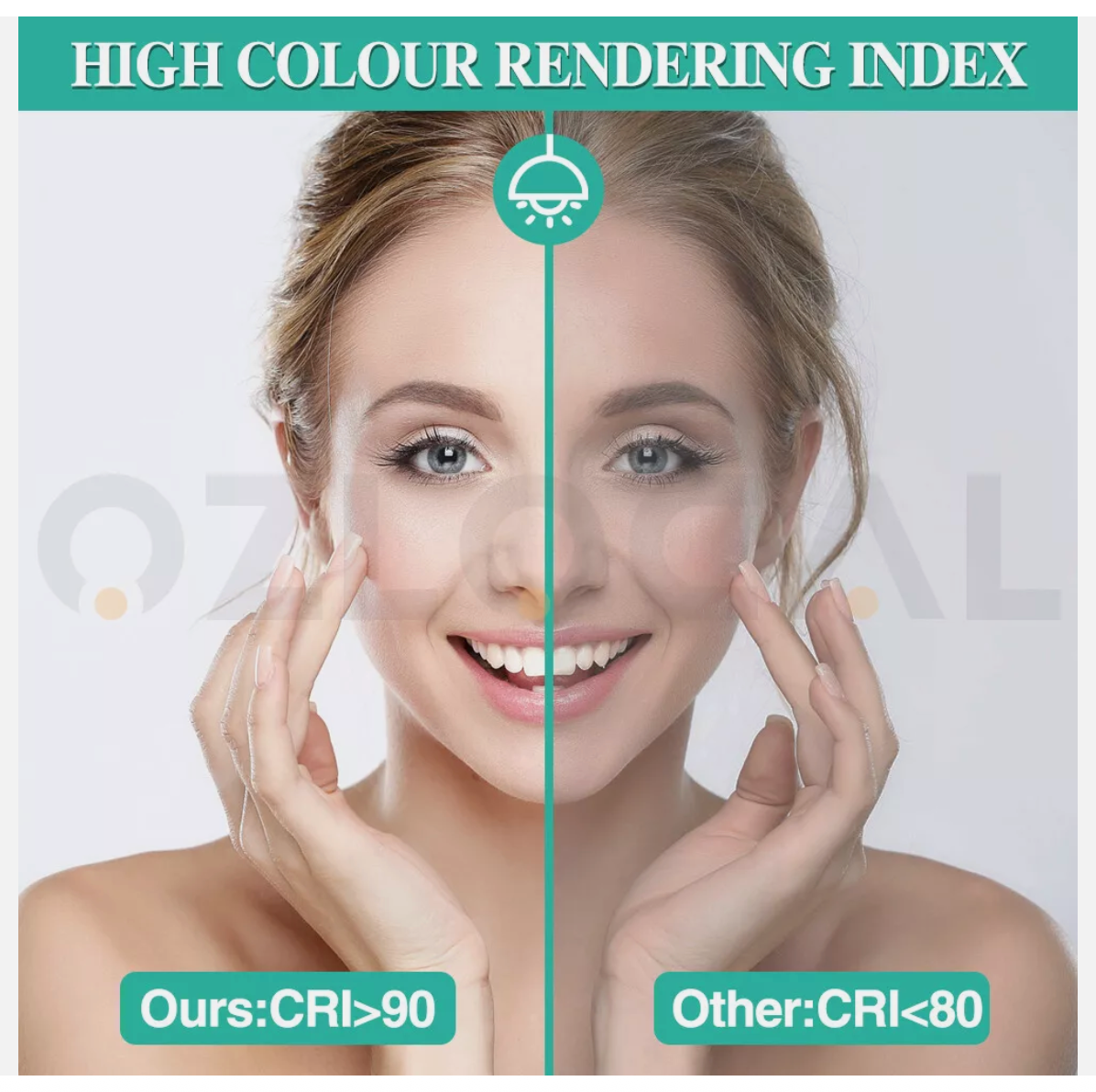 Beauty Half Moon Floor Fill Lamp LED Lash Light for Tattoo Salon Eyelash Makeup