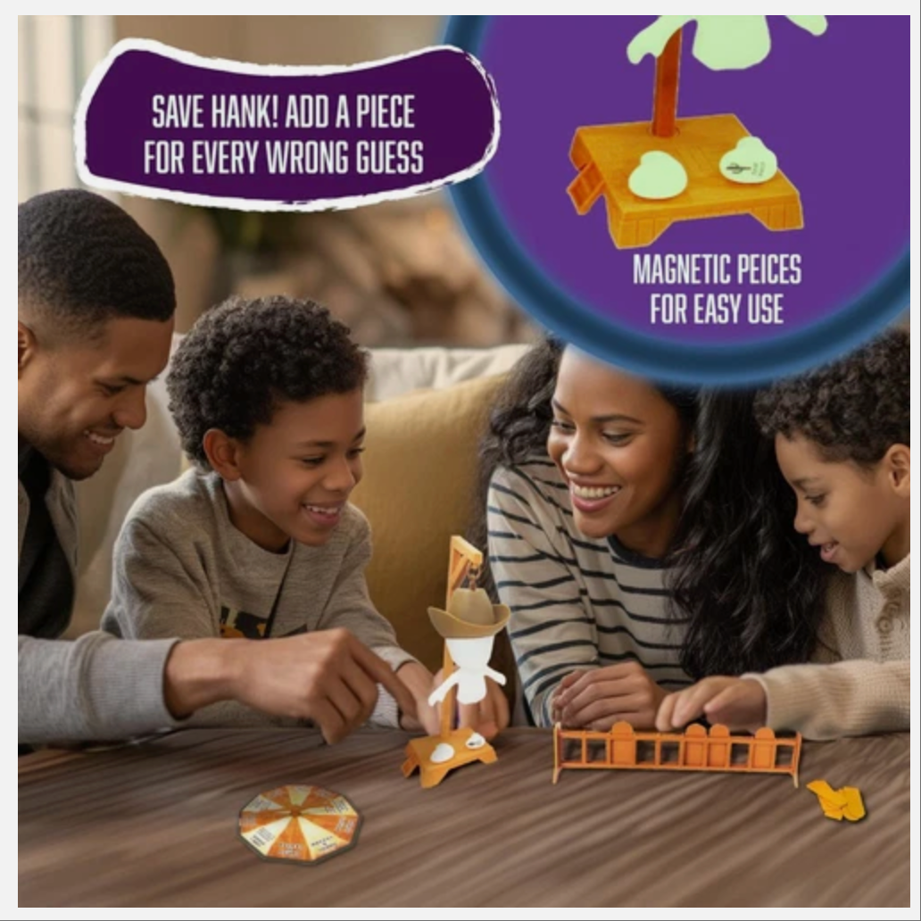 Magnetic Hangman Mystery Word Guessing Game For Kids & Families Travel Game