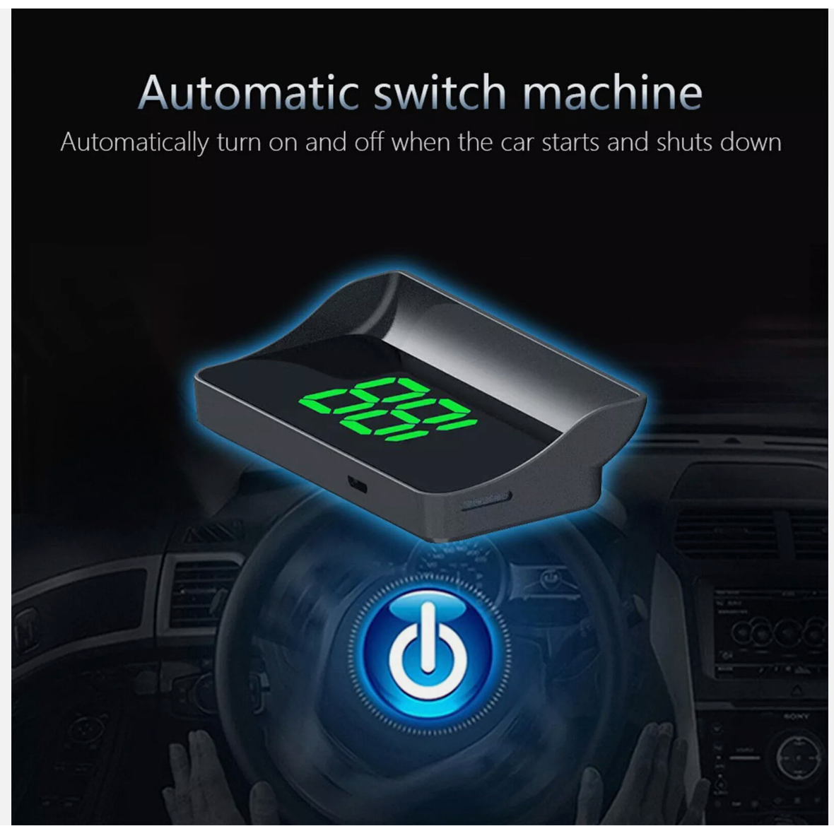 HUD GPS Head Up Display Speedometer Odometer Car Digital Speed Universal