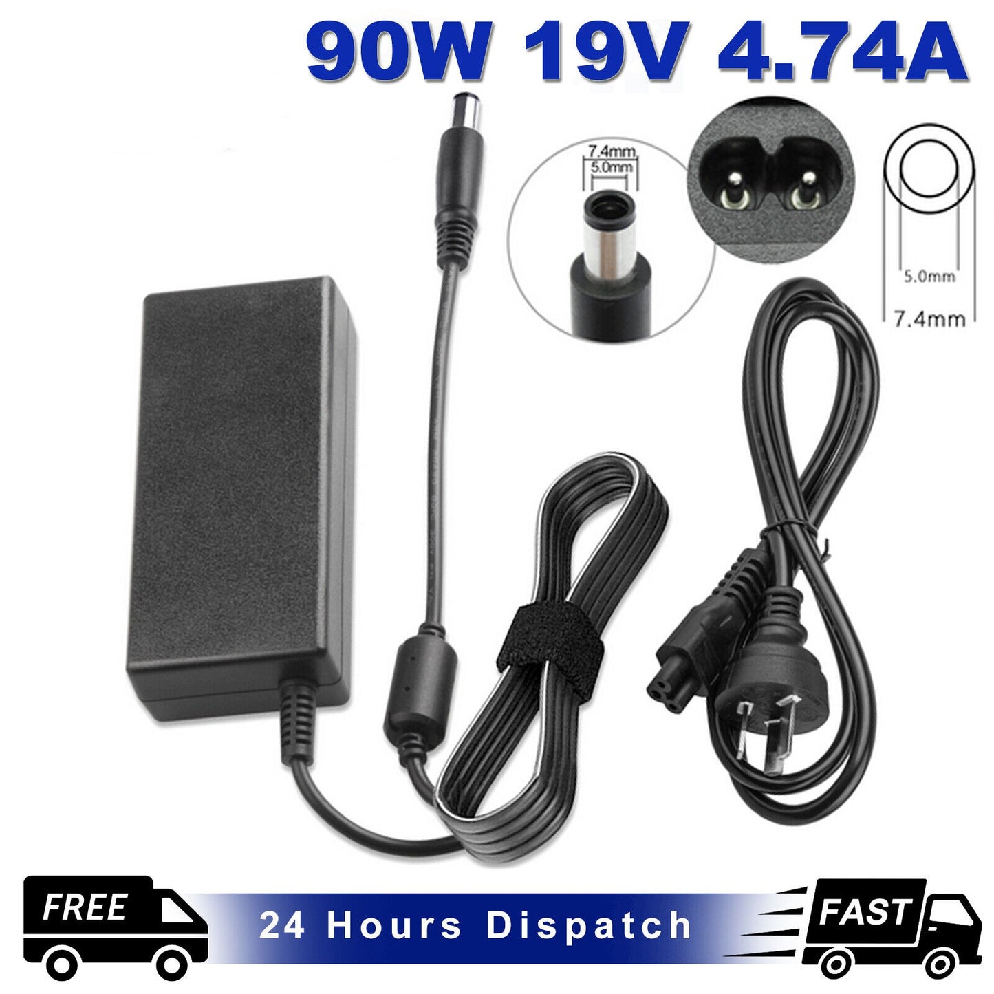 HP ProBook 4740s 6450B 4530s AC Adapter