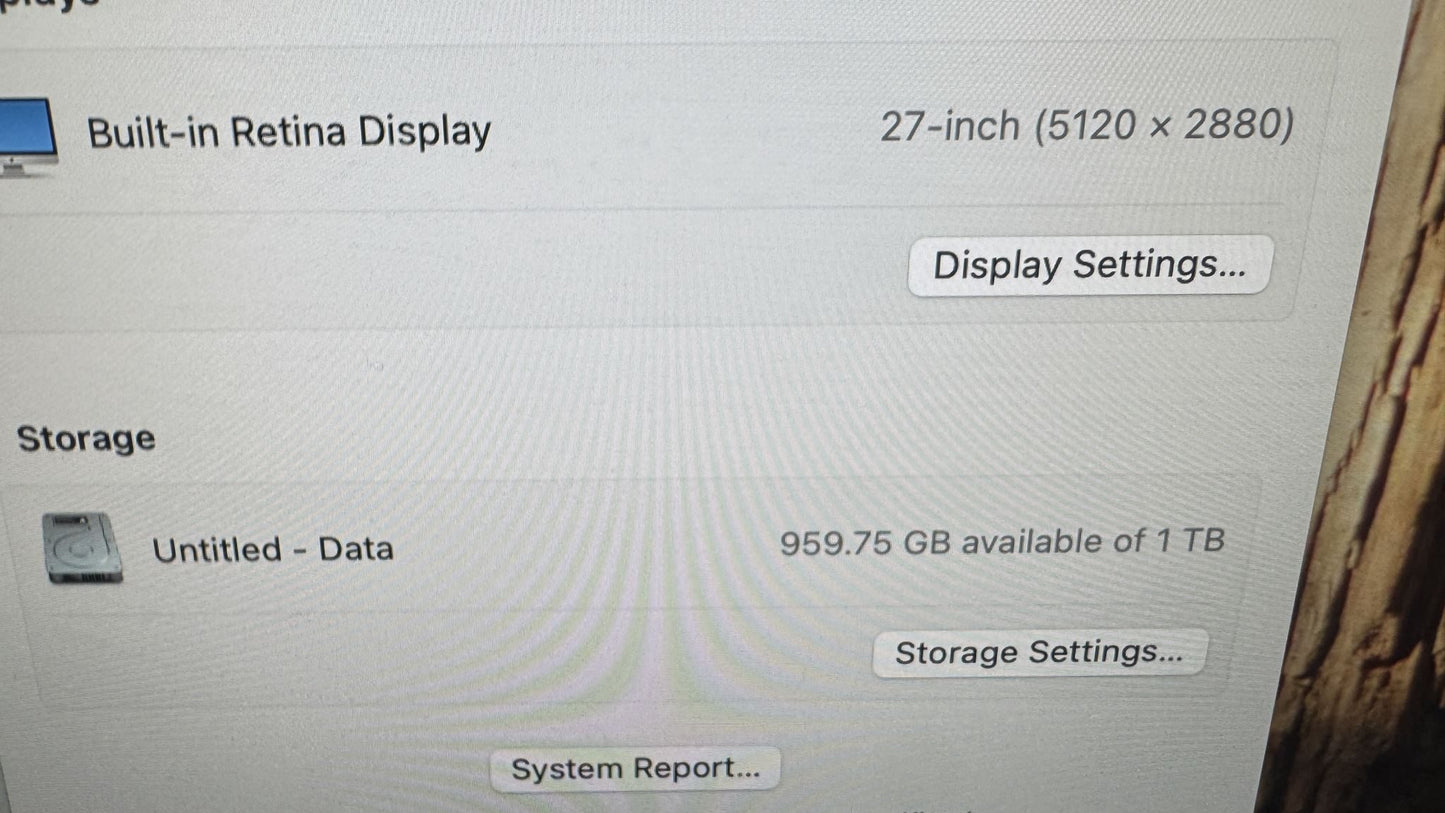 Excellent Apple iMac "Core i5" 27" (5K, 2019) 8GB 1TB