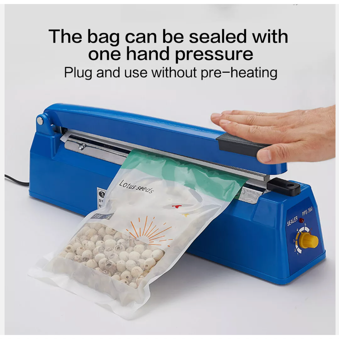 300mm Impulse Heat Sealer Sealing SAA Machine Electric/Plastic Poly Bag
