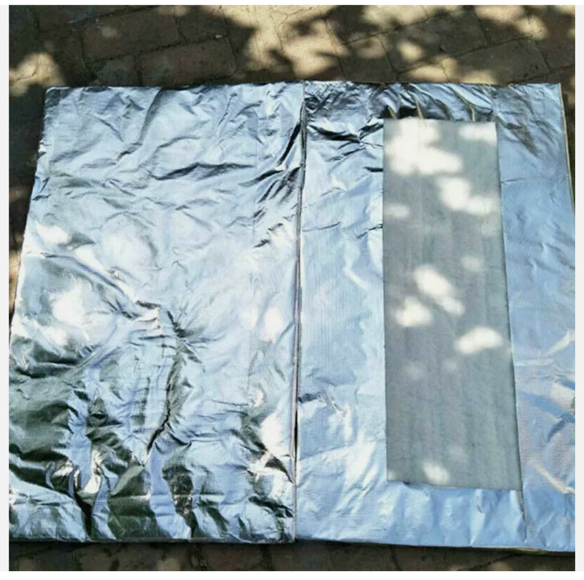 40mm Aluminum Foil Ceramic Fiber Blanket High Temp Fireproof Insulation Mat 1x0.61M
