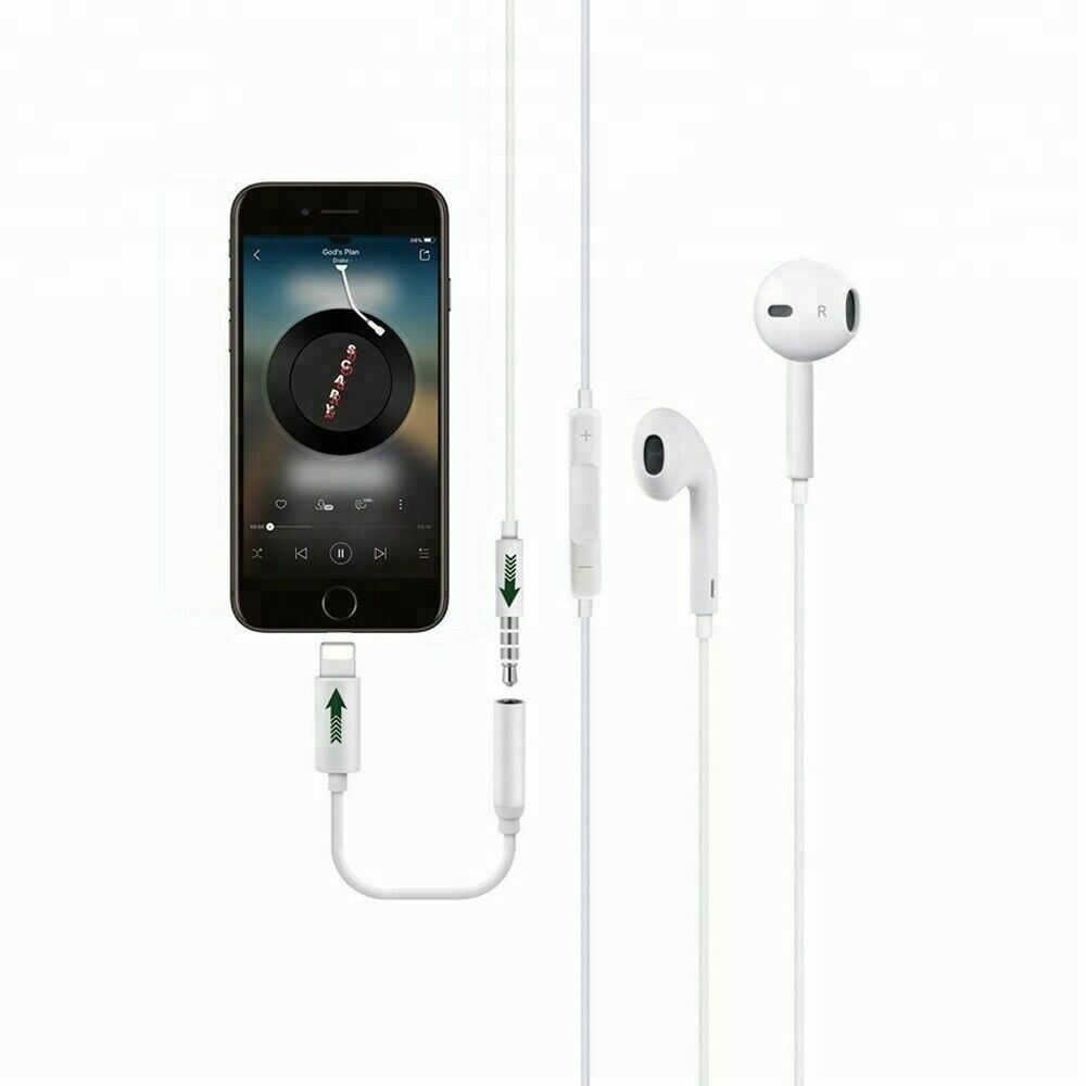 For iPhone to 3.5mm Headphone Jack Audio Adapter Music Aux Cable iPhone 13 12 11
