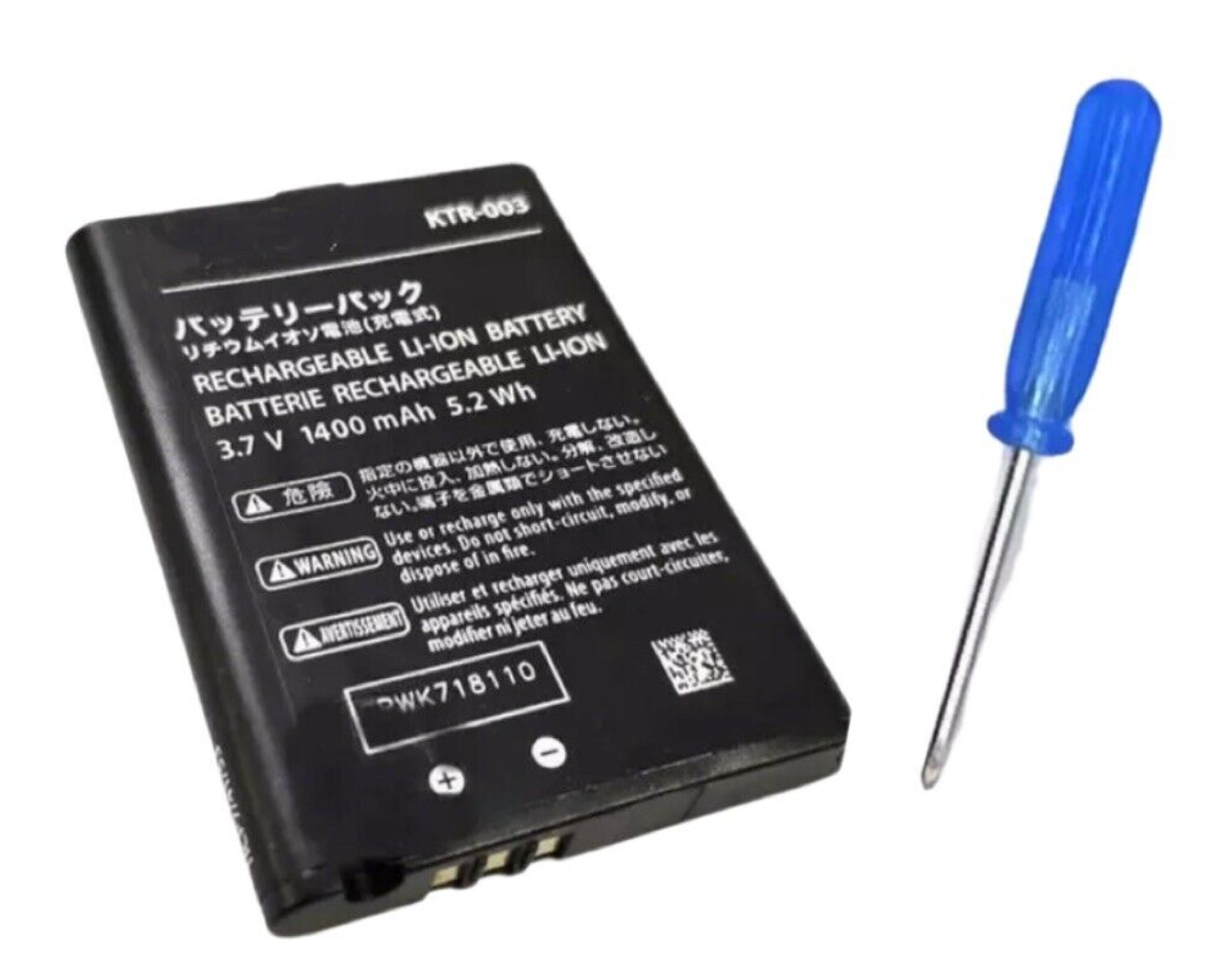 KTR003 KTR-003 1400mAh 5.2Wh Rechargeable Battery for New Nintendo 3DS N3DS