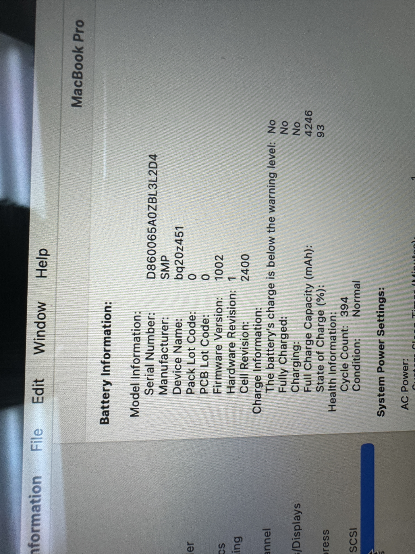 Very tidy Apple MacBook Pro 13'' 2019 "Core i5" 8GB 128GB Touch Bar