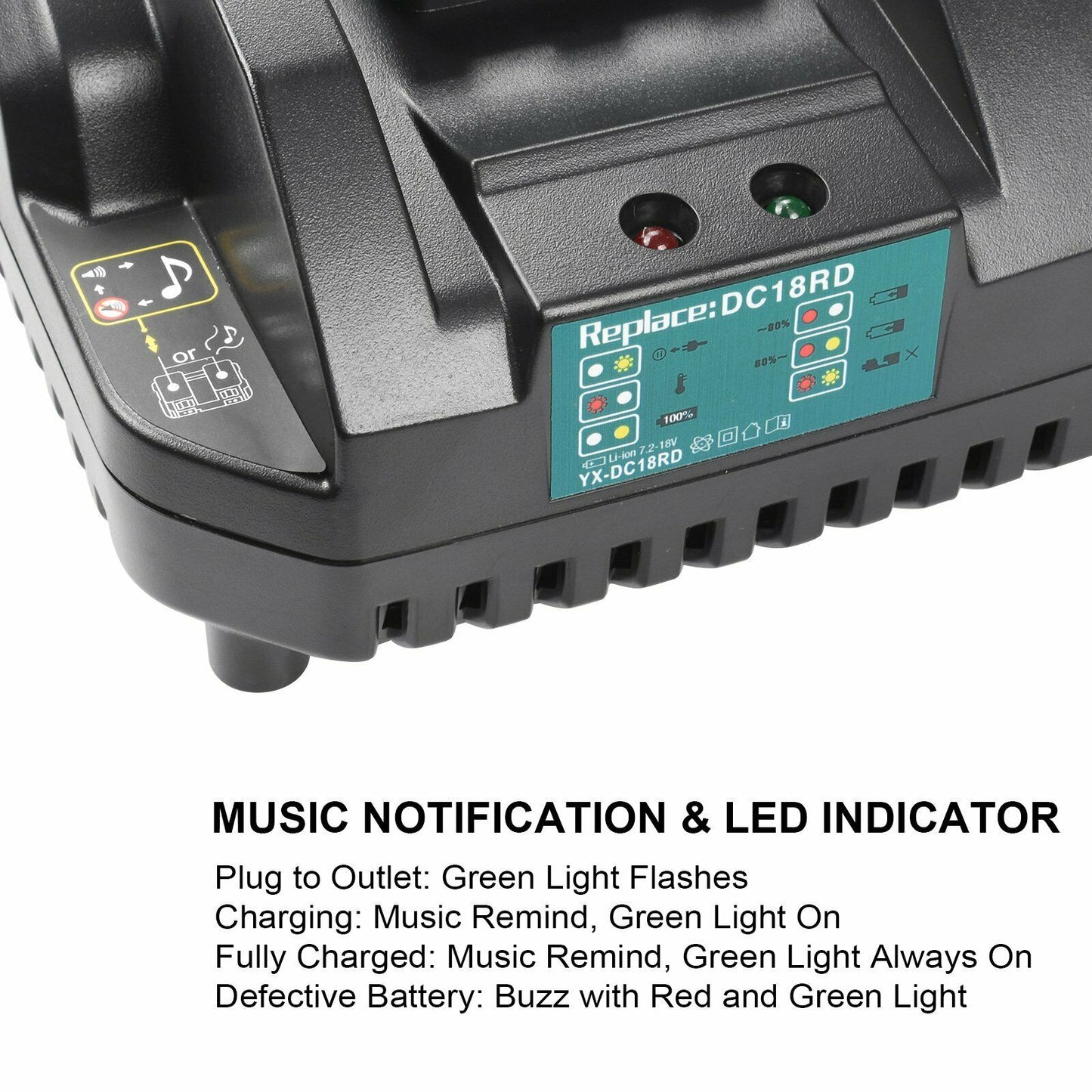 NEW DC18RD Dual Port Battery Charger FOR Makita 18V Li-ion LXT Battery