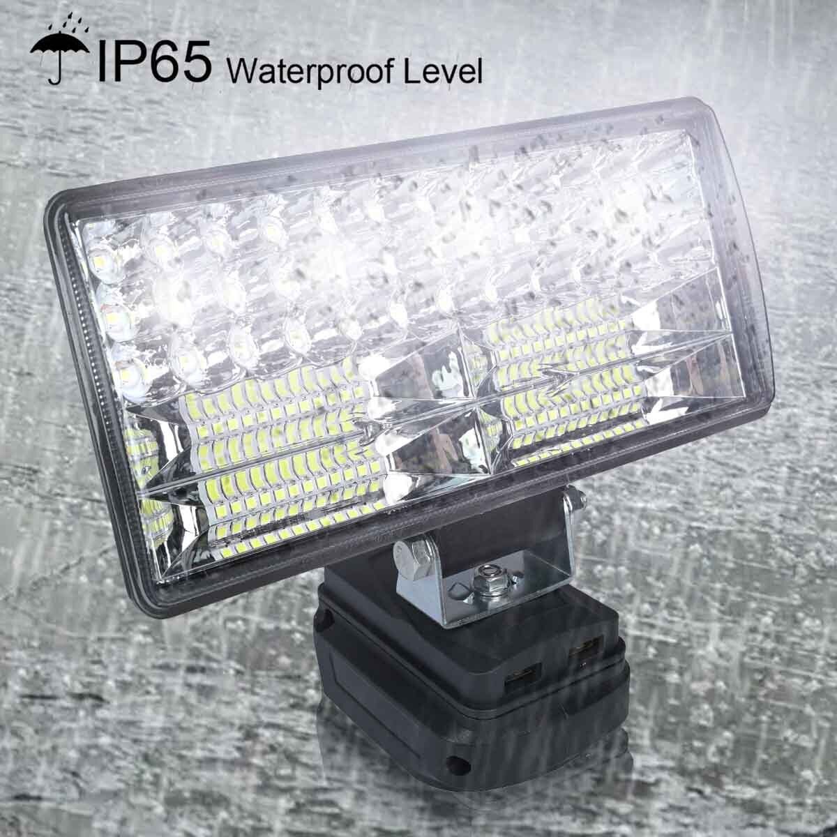 8'' LED Work Light Torch Camping Workshop Flashlights For Makita Battery