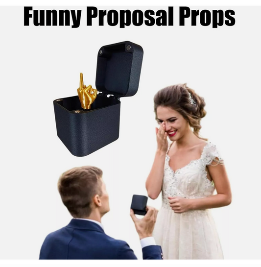 Middle Finger In A Box Funny Surprise Prank Pop up Box Gift for Adults