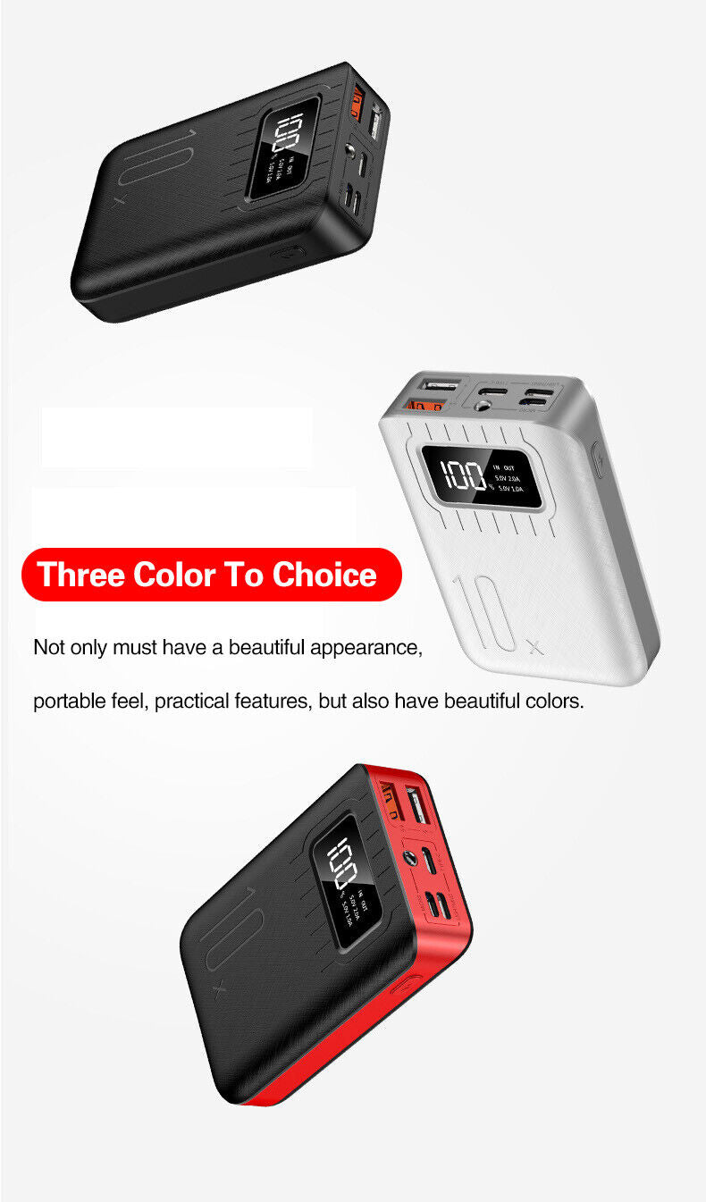 Portable 10000mAh Power Bank Mini USB Backup Battery Charger For Mobile Phone