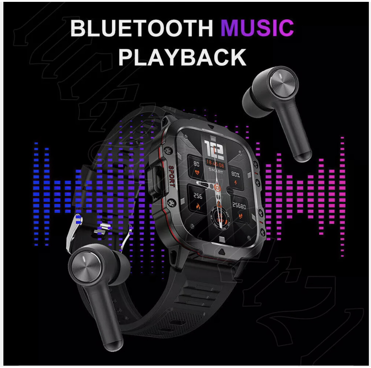 2025 Smart Watch For Men/Women Waterproof Smartwatch Bluetooth iPhone Samsung