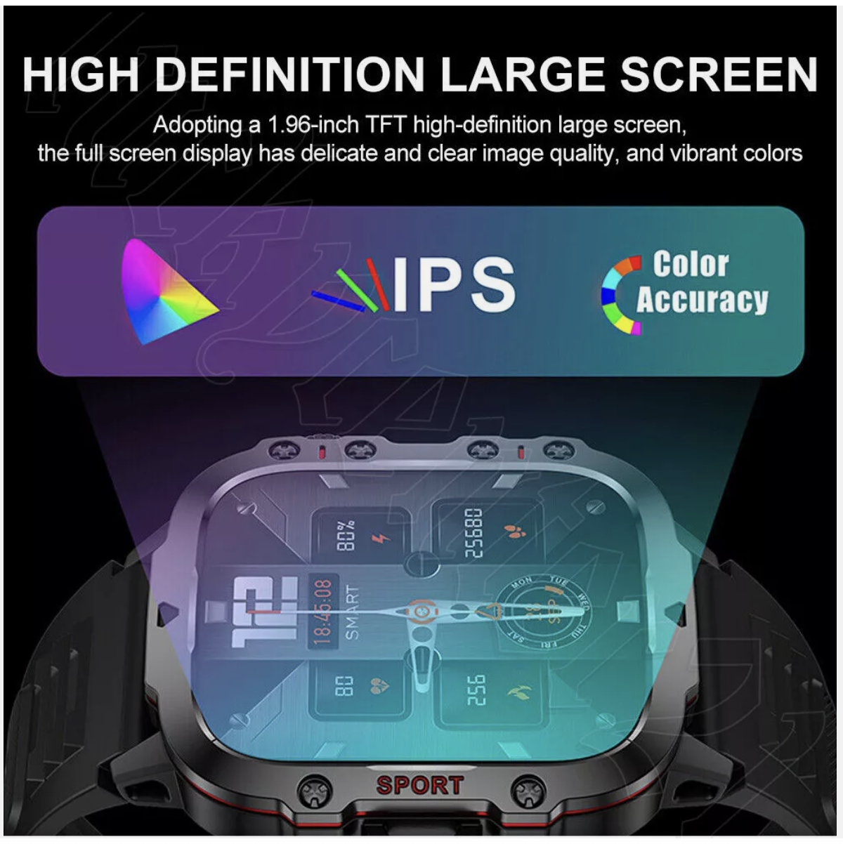 2025 Smart Watch For Men/Women Waterproof Smartwatch Bluetooth iPhone Samsung