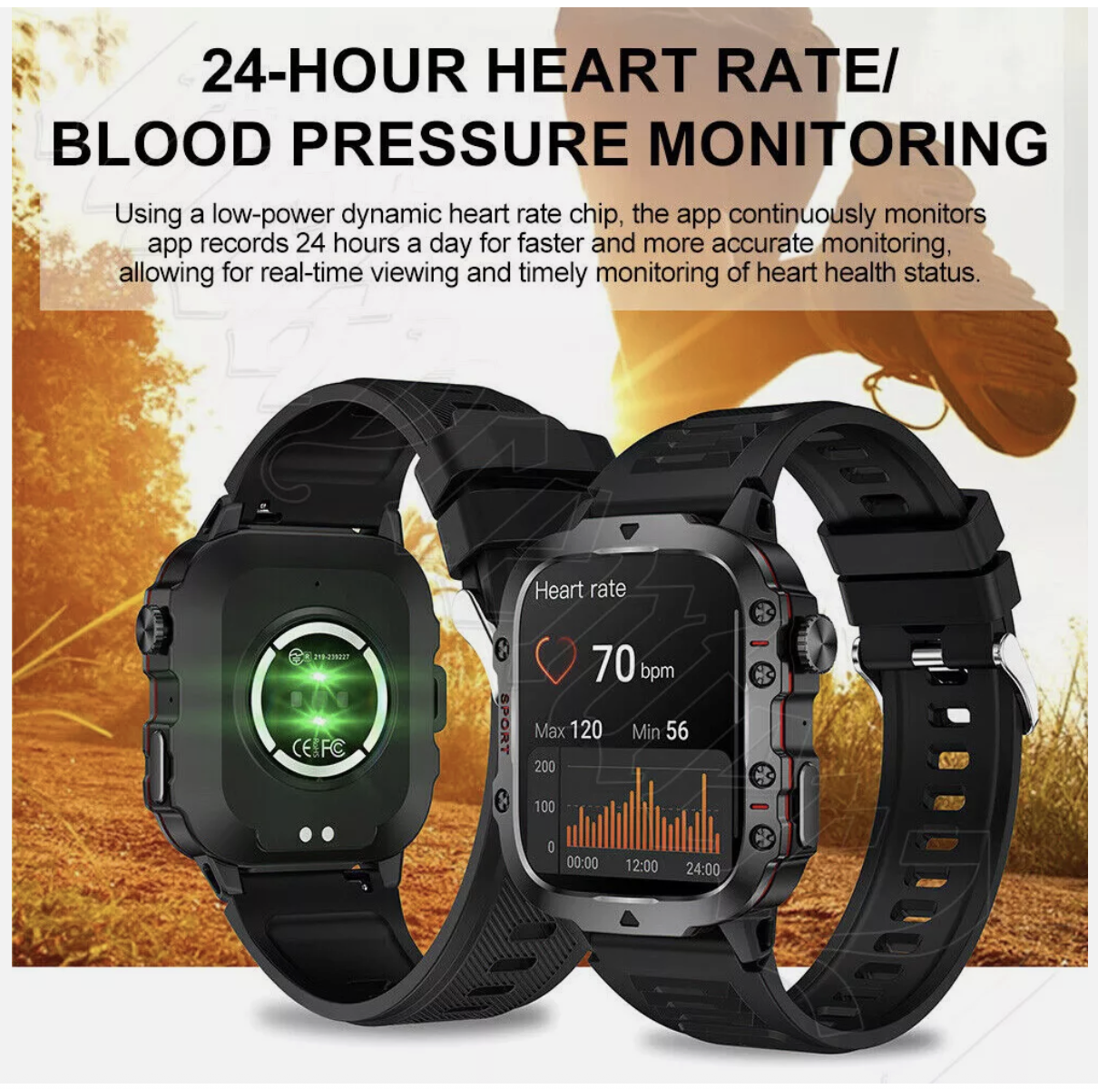 2025 Smart Watch For Men/Women Waterproof Smartwatch Bluetooth iPhone Samsung