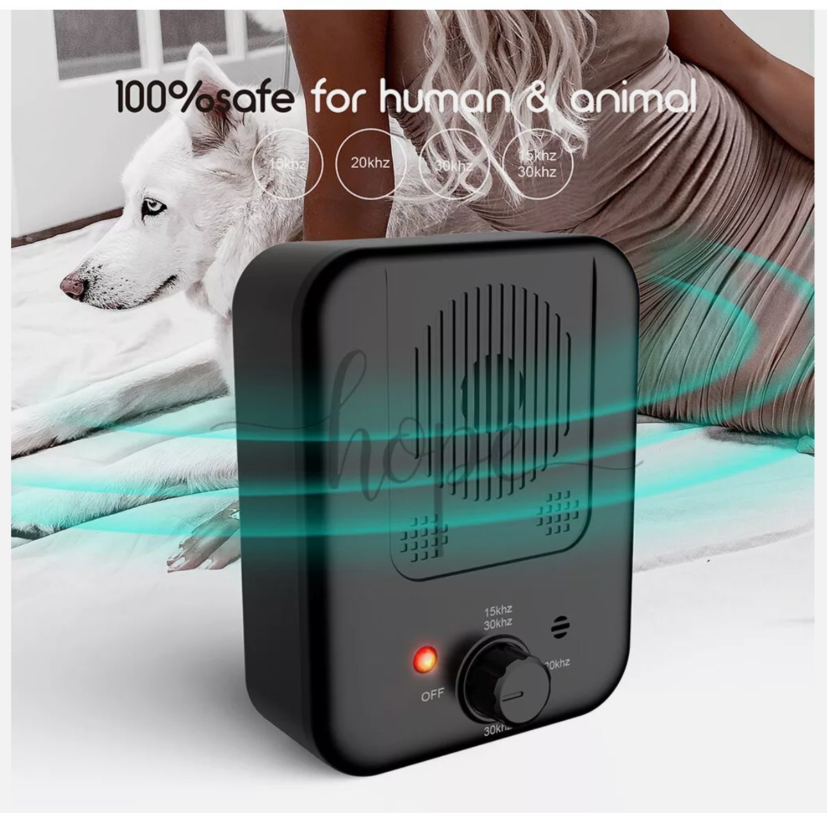 Outdoor Anti Bark Device Ultrasonic Dog Barking Control Stop Repeller Trainer