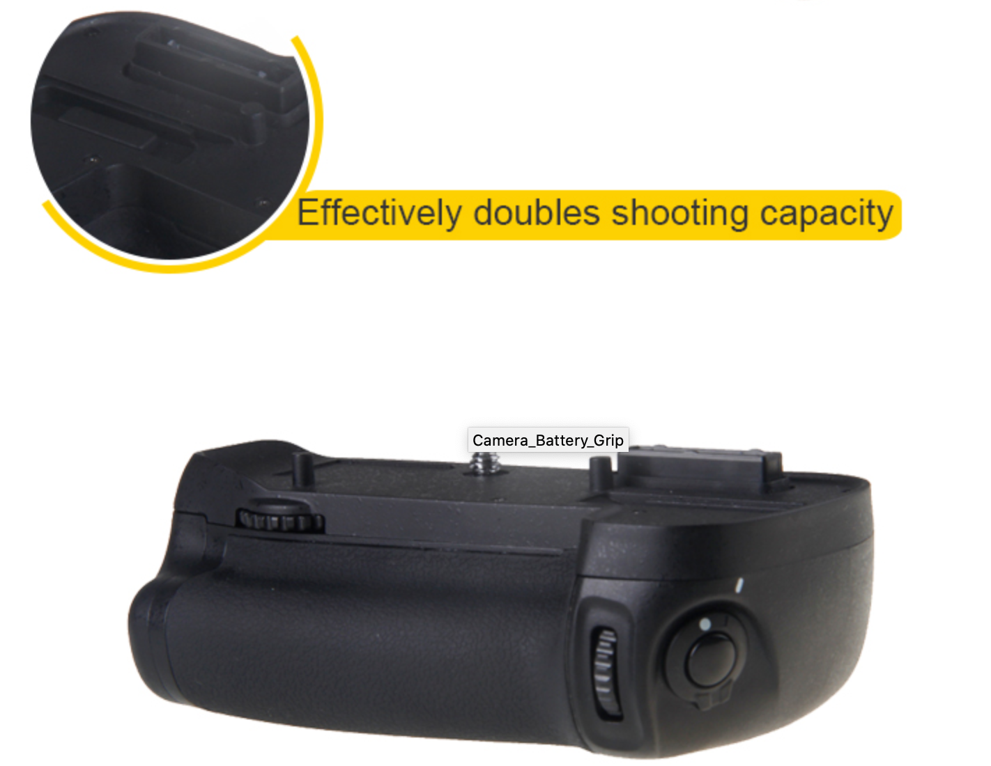 Battery Hand Grip for Nikon D7100 D7200 DSLR Camera Photo / MB-D15