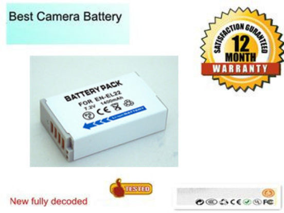 Nikon Camera 1 J4 1 S2 EN-EL22 Battery Comp.