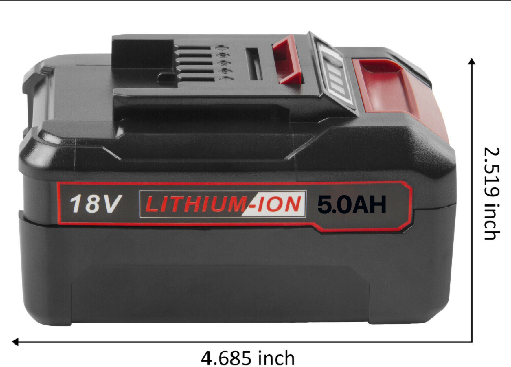 Fo Ozito PXC 18V 4.0ah/5.0Ah 5000mah Replacement Battery