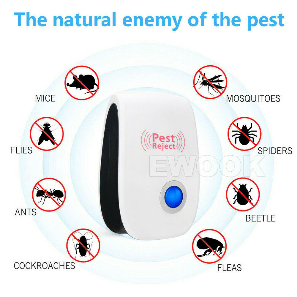 Pest Repeller Reject Ultrasonic Electronic Mouse Rat Mosquito Insect Control