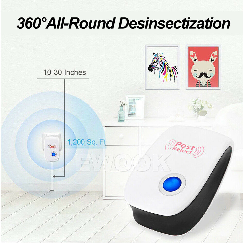 Pest Repeller Reject Ultrasonic Electronic Mouse Rat Mosquito Insect Control