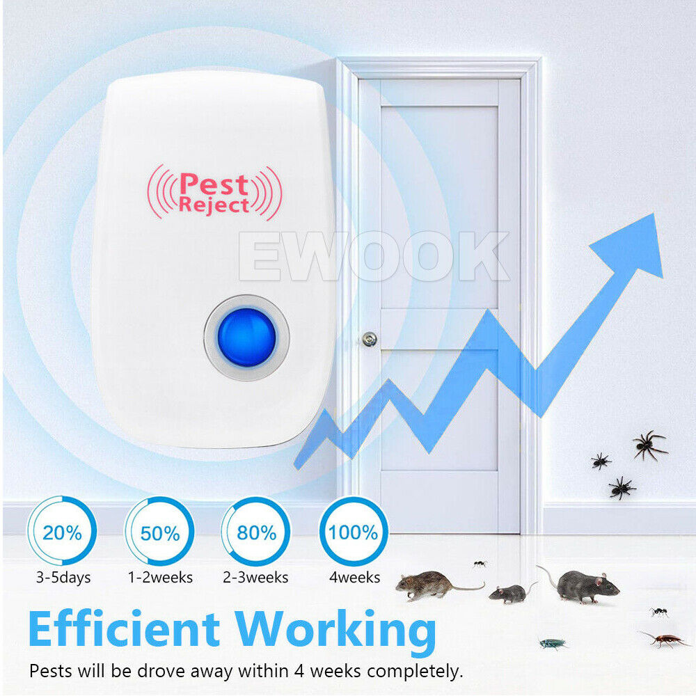 Pest Repeller Reject Ultrasonic Electronic Mouse Rat Mosquito Insect Control