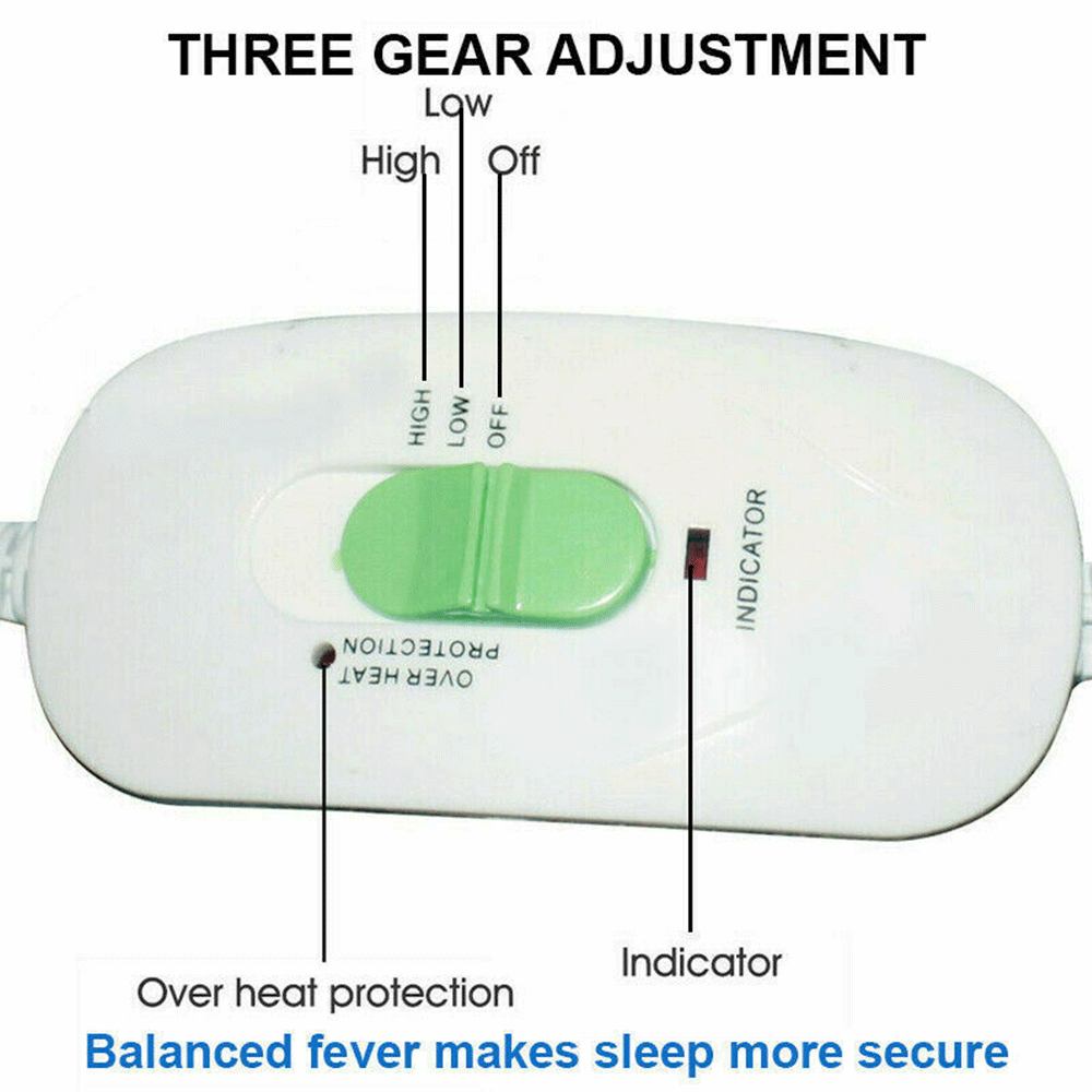 Waterproof Electric Pet Heat Pad Heated Heating Mat Blanket Dog Cat Bunny Bed