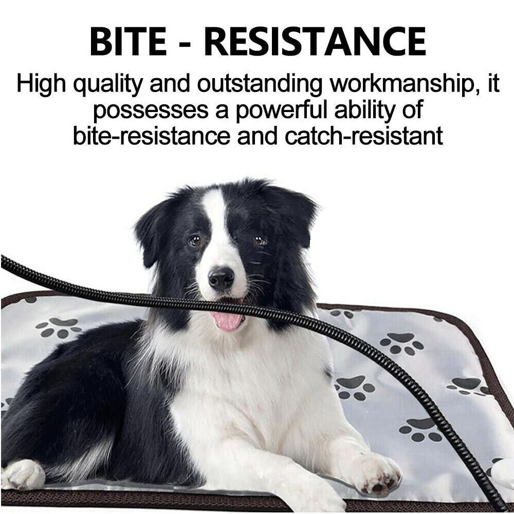 Waterproof Electric Pet Heat Pad Heated Heating Mat Blanket Dog Cat Bunny Bed