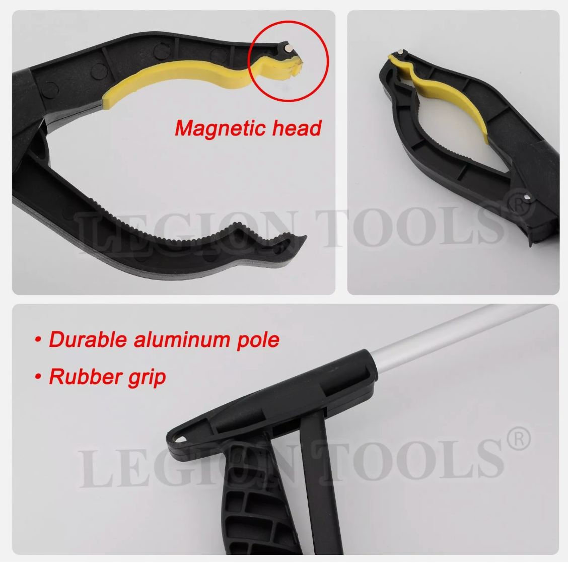 76cm Megnatic Aluminium Pick Up Tool Reacher Grabber Extend Hand Picker ArmStick