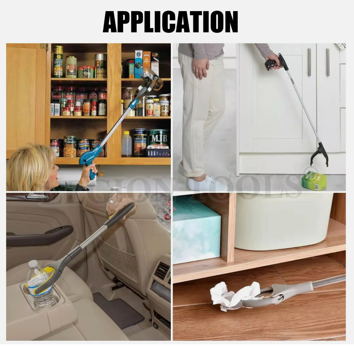 76cm Megnatic Aluminium Pick Up Tool Reacher Grabber Extend Hand Picker ArmStick