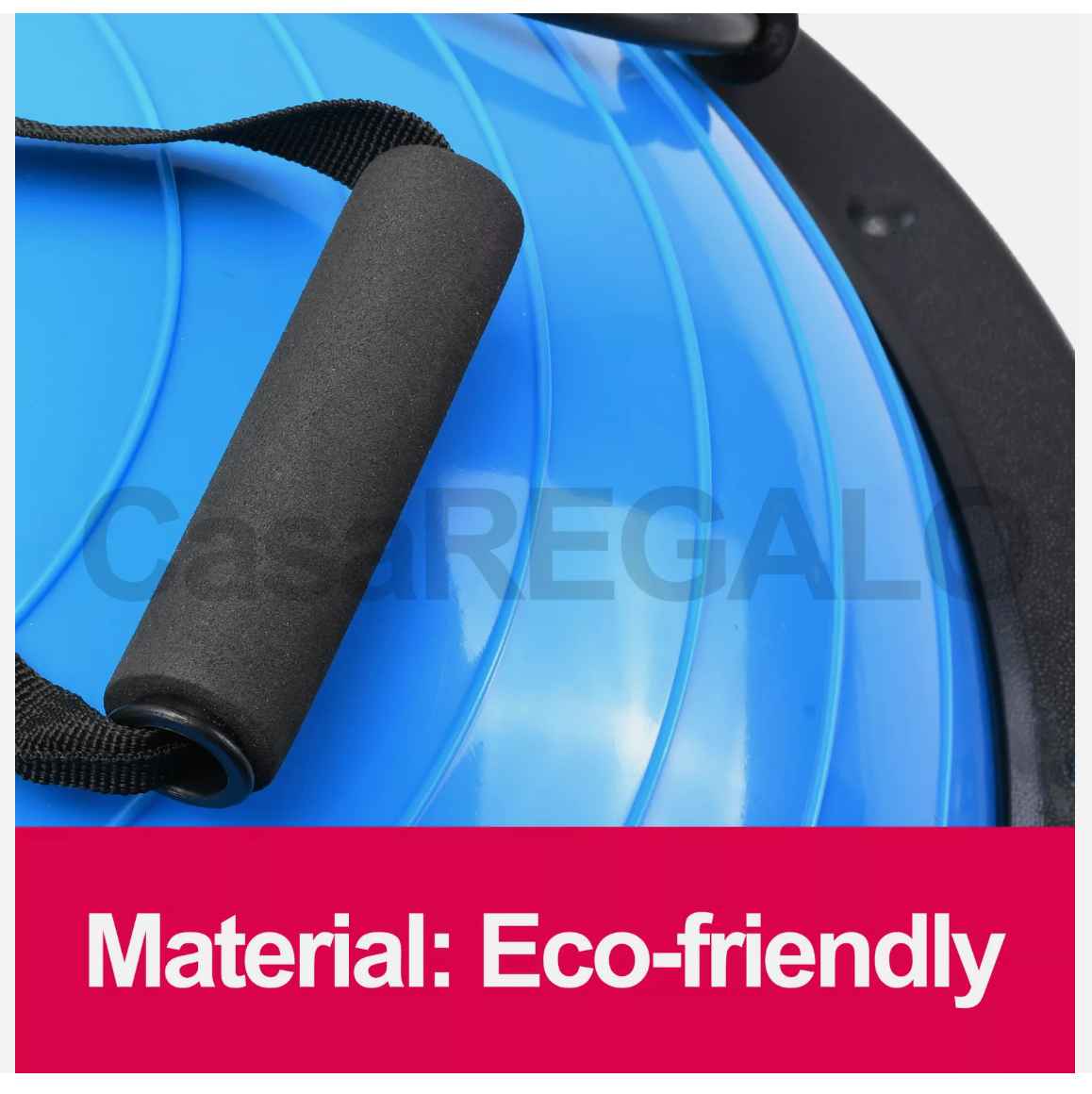 Pilates Balance Ball Gym Training Exercise Half Fitness w/ Pump & Band Yoga