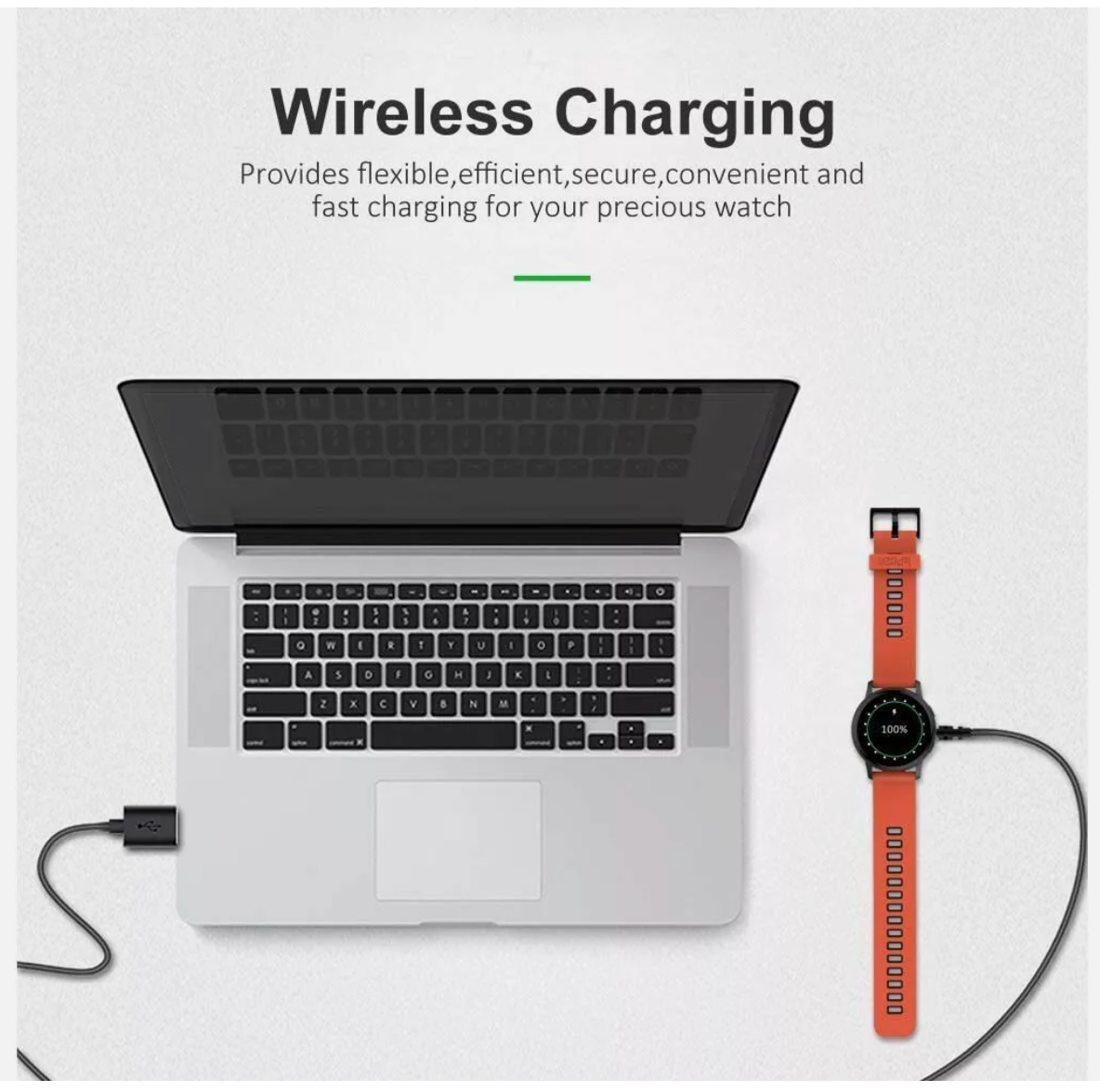 Samsung Galaxy Watch 6/5 Pro/4/3/Active 2 USB C Charging Charger Cable Cord