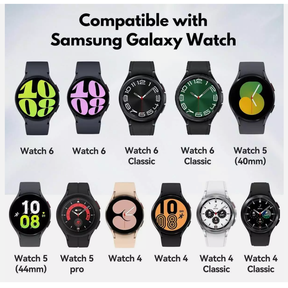 Samsung Galaxy Watch 6/5 Pro/4/3/Active 2 USB C Charging Charger Cable Cord