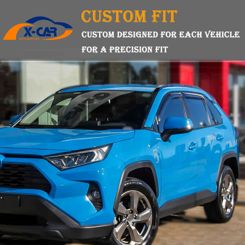 4pcs Weather Shields Weathershield Window Visors for Toyota Rav4 RAV 4 2019-2022