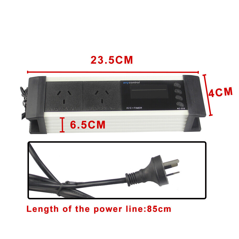 LCD Reptile Aquarium Digital Day/Night Timer Temperature Thermostat Controller