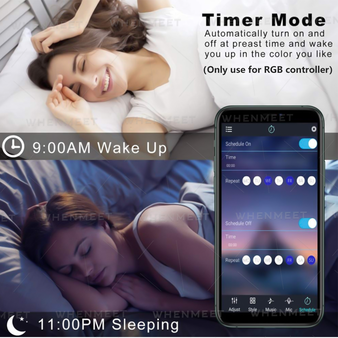 RGB LED Floor Corner Lamp Light Stand Streaming Room Gaming Room Decoration