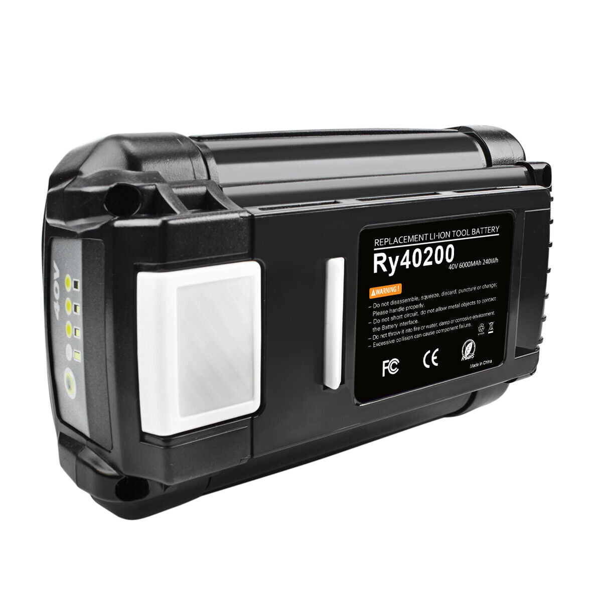 40V 6.0Ah Lithium-ion Battery For Ryobi 40-Volt OP4050 OP4050A Cordless Tools