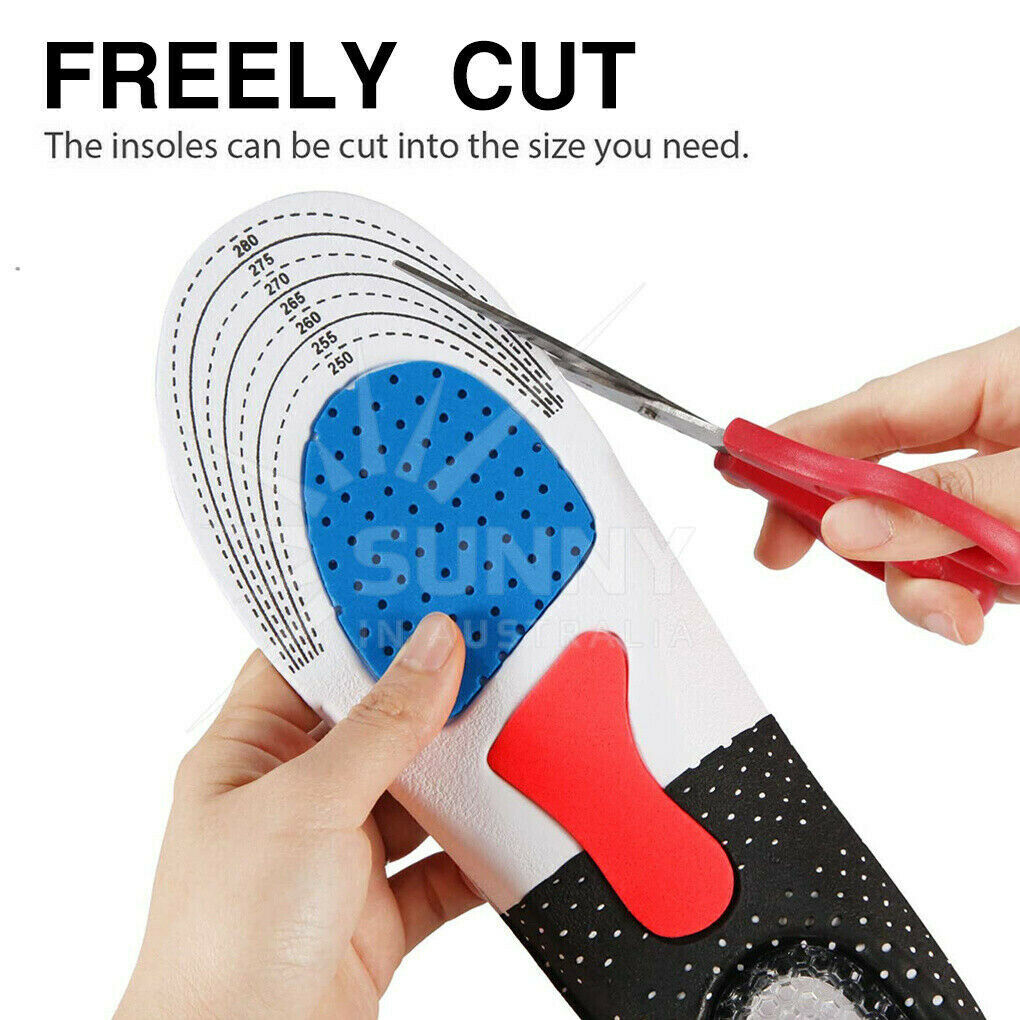 Plantar Fasciitis Relief Orthotic Insoles Arch Support Flat Foot Correcting Pads