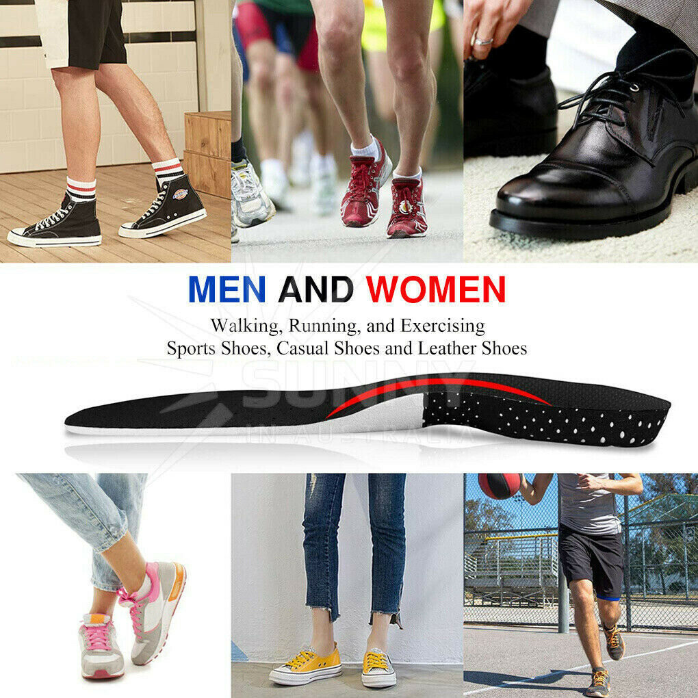 Plantar Fasciitis Relief Orthotic Insoles Arch Support Flat Foot Correcting Pads
