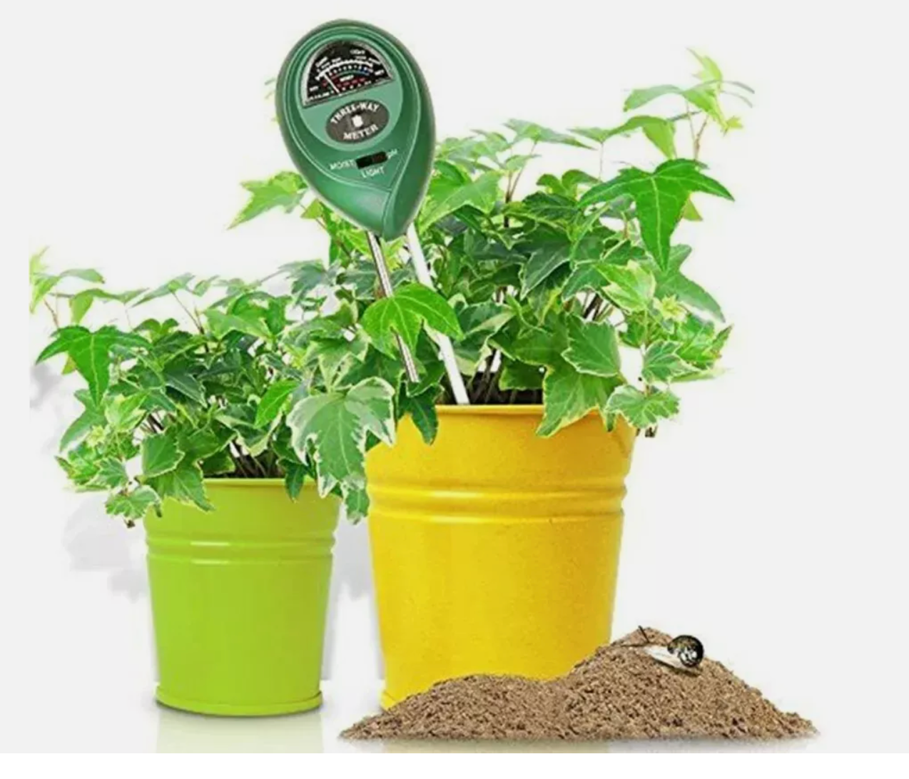 3 in 1 Soil PH Tester Meter Water Moisture Tester Kit For Garden Plant Testing