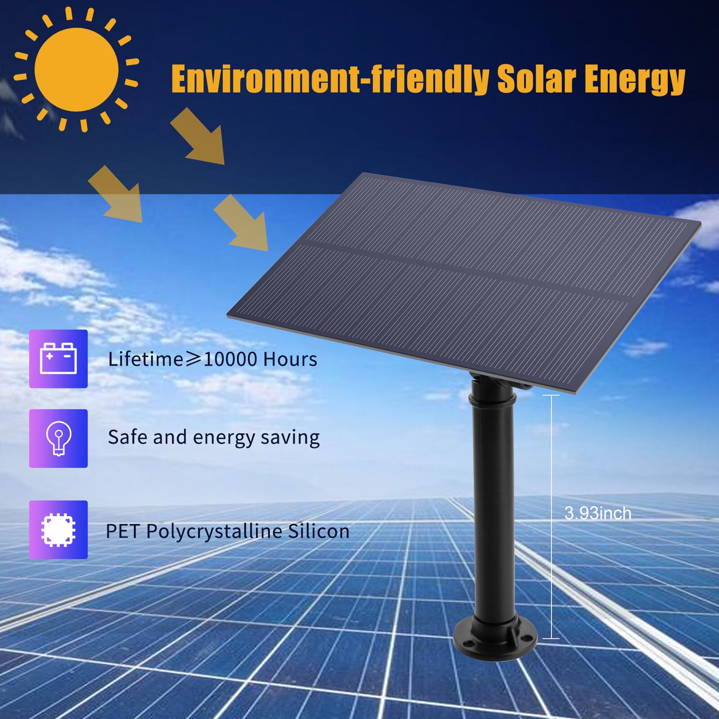 Solar Powered Fountain Submersible Water Pump Garden Pond Pool Feature Kit Panel