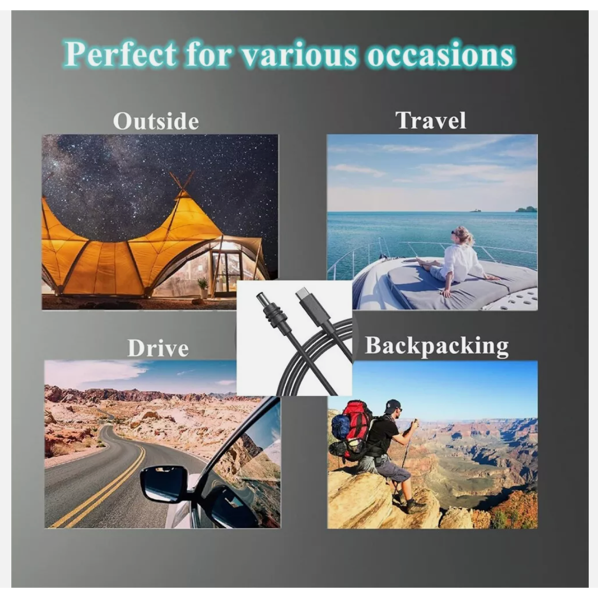 Waterproof USB C To DC Cable For Starlink Mini Fast And Reliable Charging