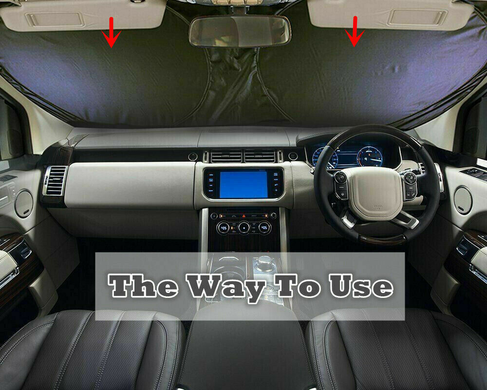 Car Sun Shade Visor Van SUV Windscreen Sunshade Car Cover Protector Cooler