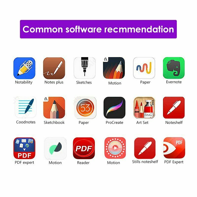 Rechargeable Active Screen Stylus Pen Drawing Pen For iPhone iPad Tablet Android