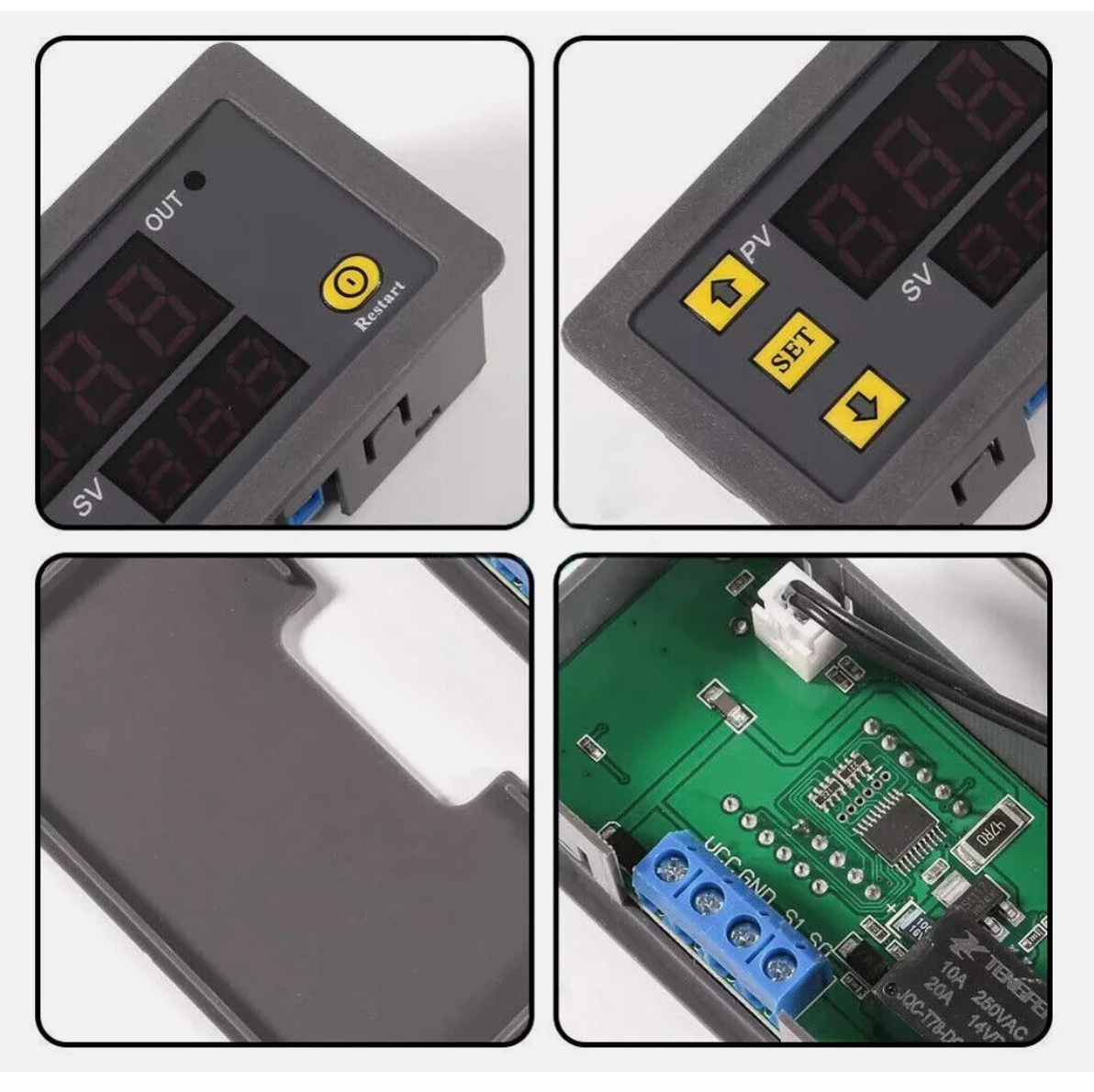 Intelligent Digital Temperature Controller Thermostat Control Switch 12V