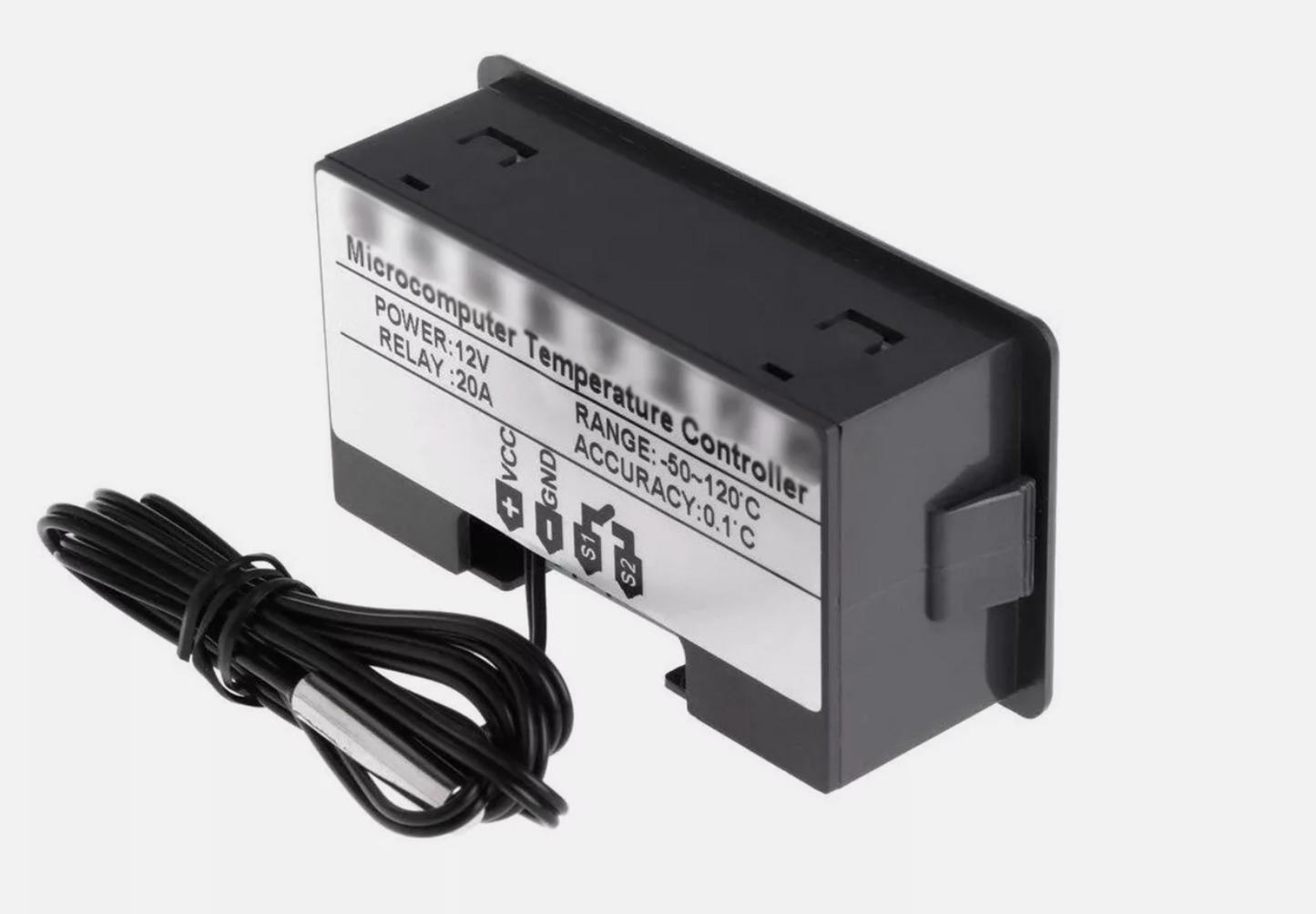 Intelligent Digital Temperature Controller Thermostat Control Switch 12V